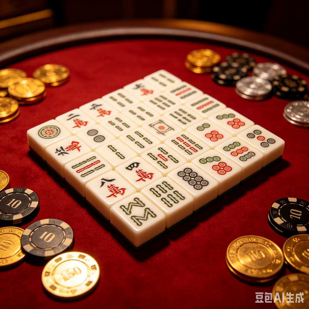 stable print mahjong set